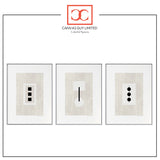 Minimalist Geometry Set | Modern Office Wall Art