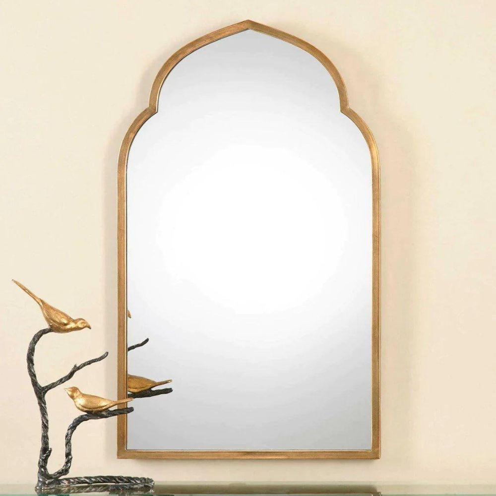 Graceful CanvasGuy arched mirror, reflecting a blend of classic elegance and modern design
