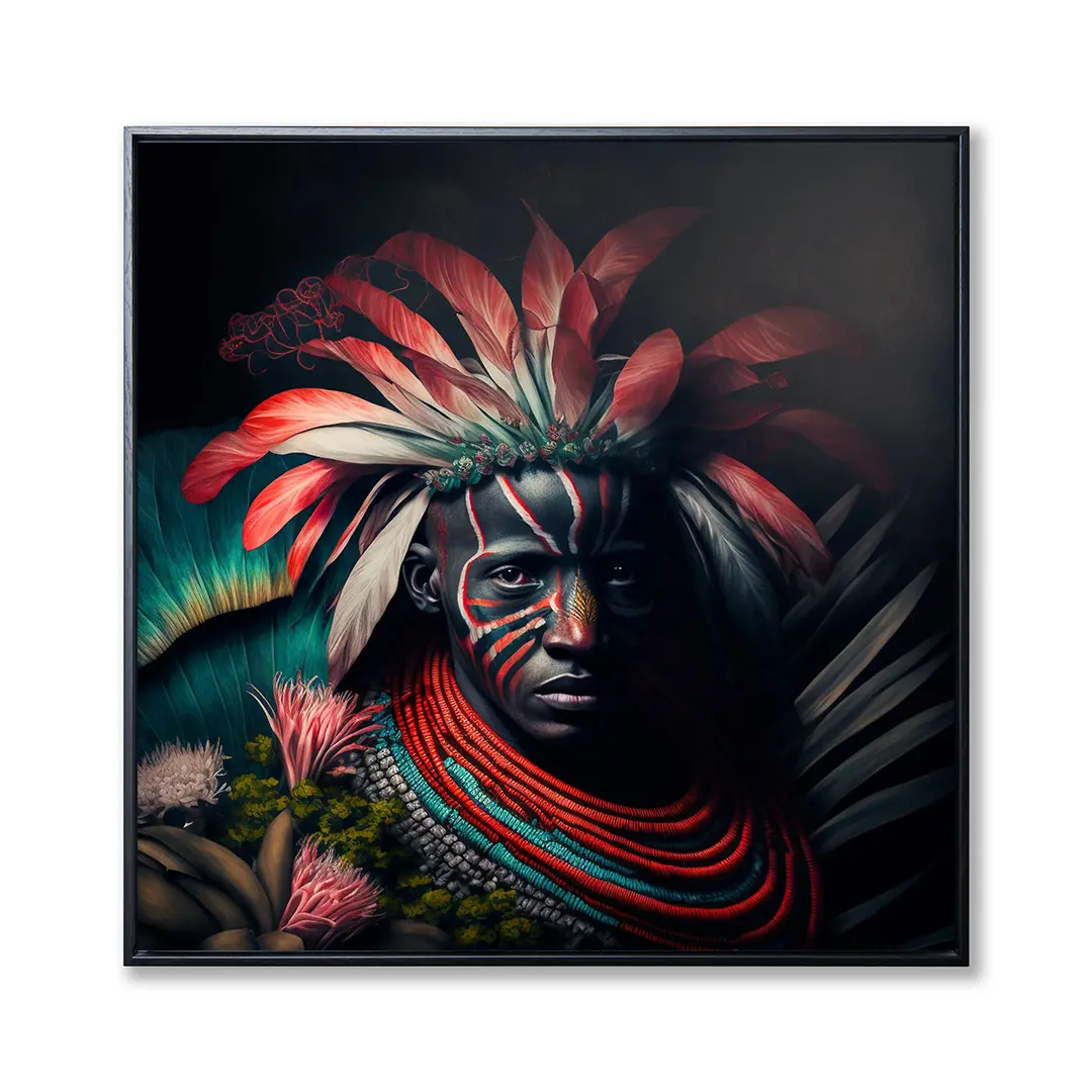 Stylized graphic of diverse Canvas Guy Limited wall art decor, ranging from abstract paintings to contemporary prints.