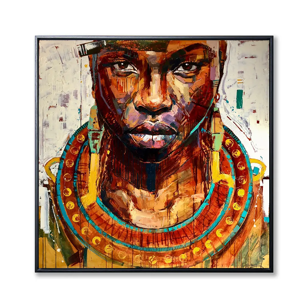 Canvas Guy Limited handcrafted wall art decor piece: canvas art showcasing intricate Kenyan craftsmanship and contemporary design.