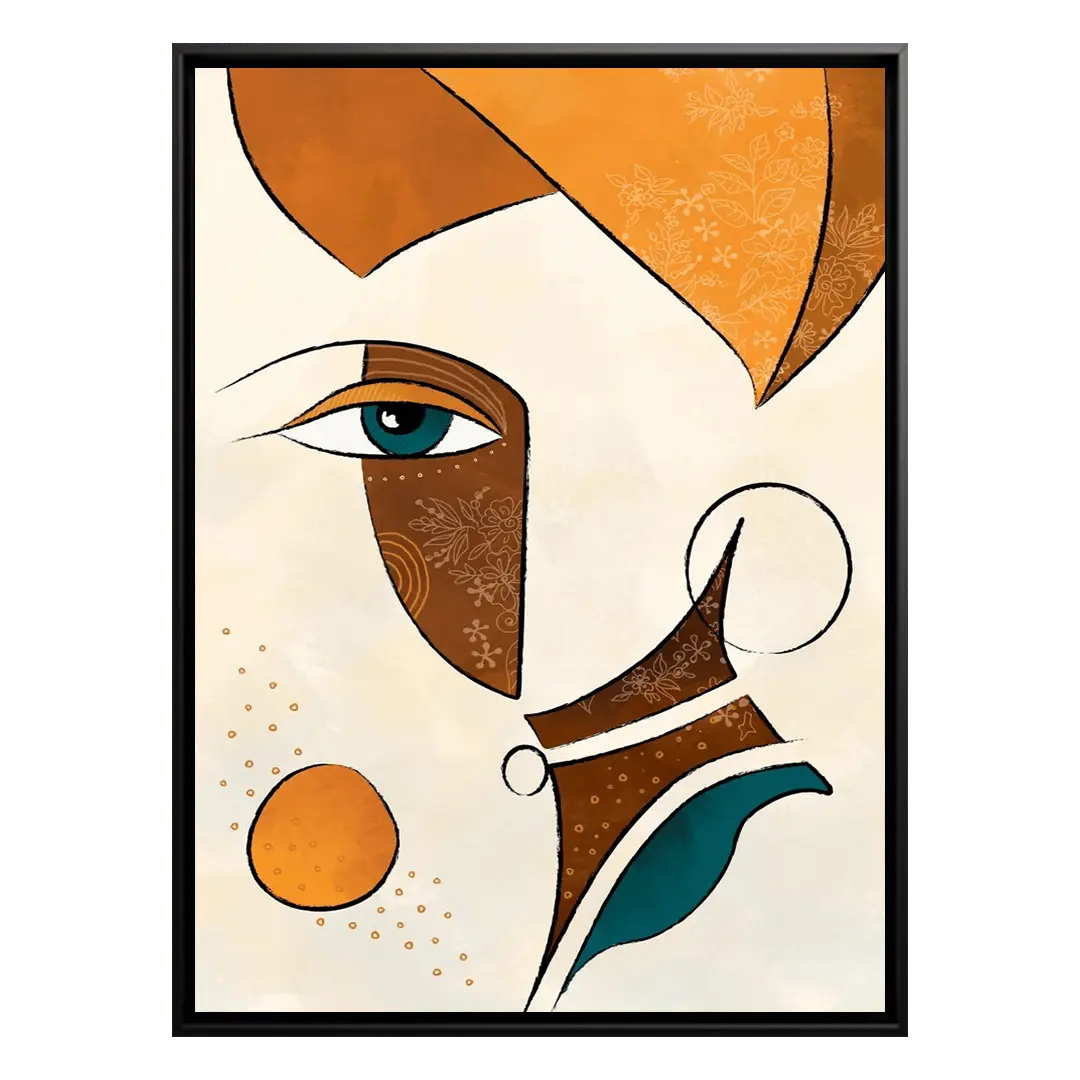 Stylized graphic of diverse Canvas Guy Limited wall art decor, ranging from abstract paintings to contemporary prints.