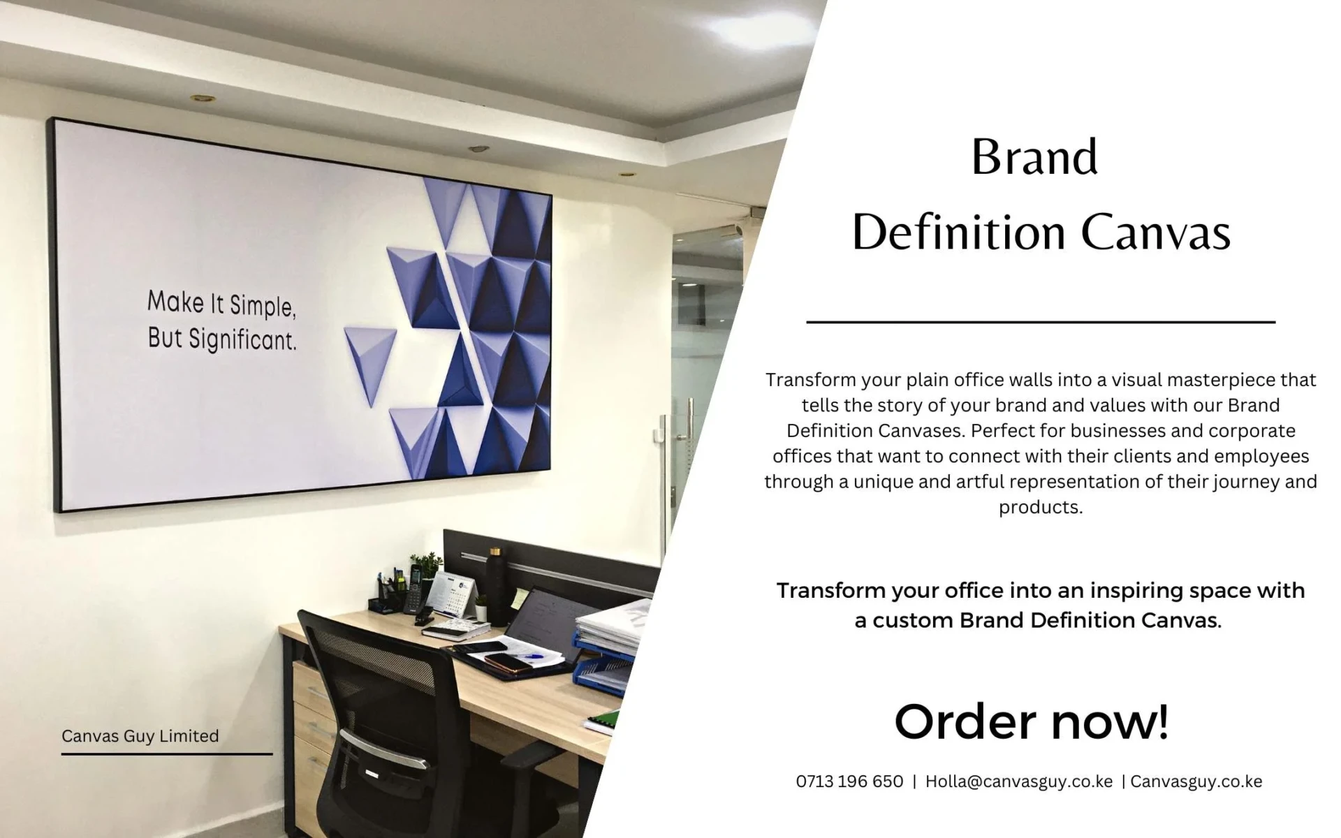 Brand definition Canvas done for Simple pay, Westlands Nairobi a tech startup