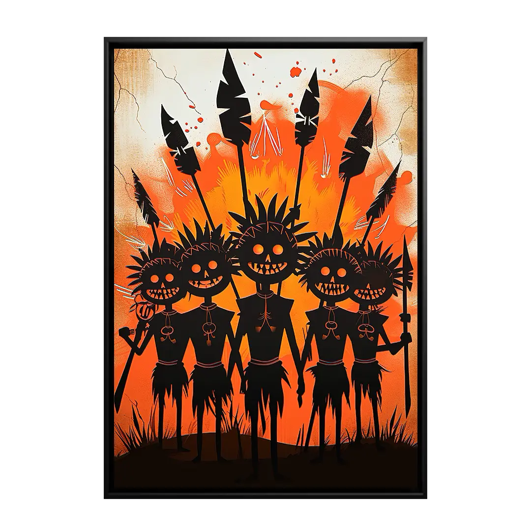 Canvas Guy Limited handcrafted wall art decor piece: canvas art showcasing intricate Kenyan craftsmanship and contemporary design.