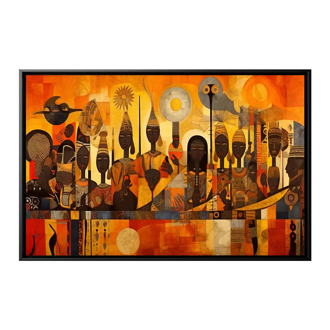 Canvas Guy Limited handcrafted wall art decor piece: canvas art showcasing intricate Kenyan craftsmanship and contemporary design.