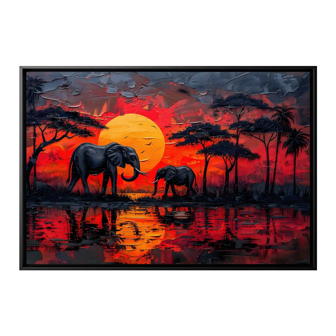 Canvas Guy Limited handcrafted wall art decor piece: canvas art showcasing intricate Kenyan craftsmanship and contemporary design.