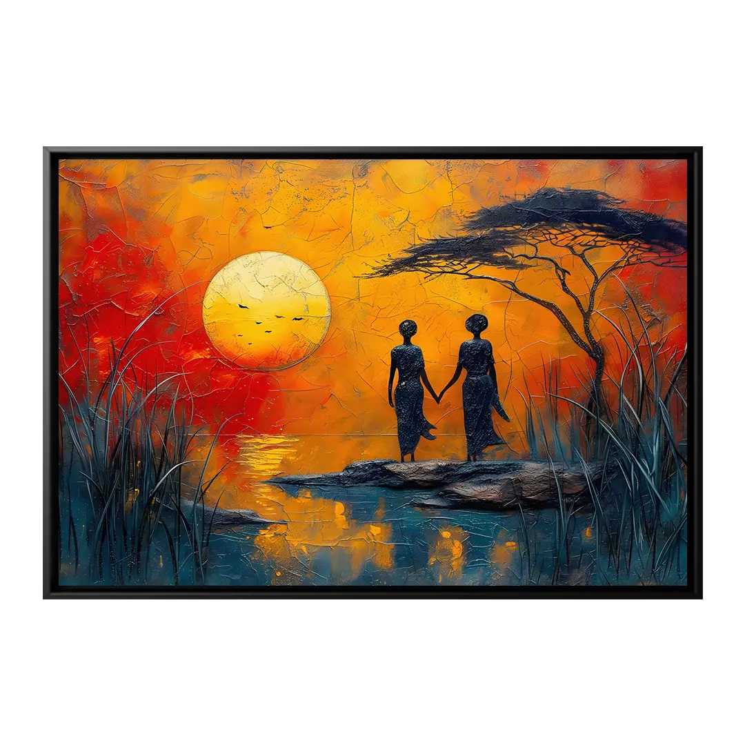 Canvas Guy Limited handcrafted wall art decor piece: canvas art showcasing intricate Kenyan craftsmanship and contemporary design.